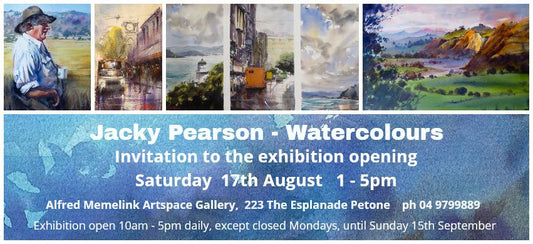Jacky Pearson's Watercolour Exhibition - Opening Day