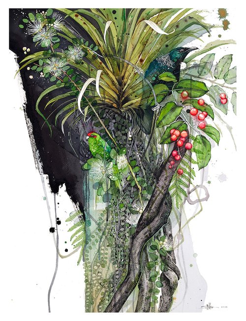 F Forest Tangle (Epiphytes of Otari-Wilton's Bush)