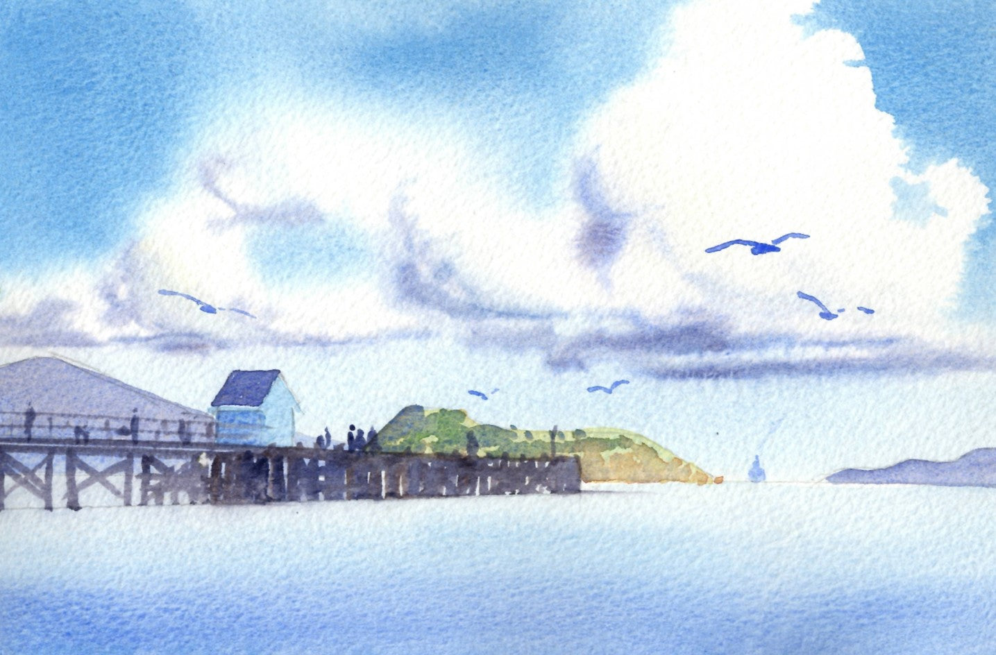 a05 Calm Morning at Petone Wharf