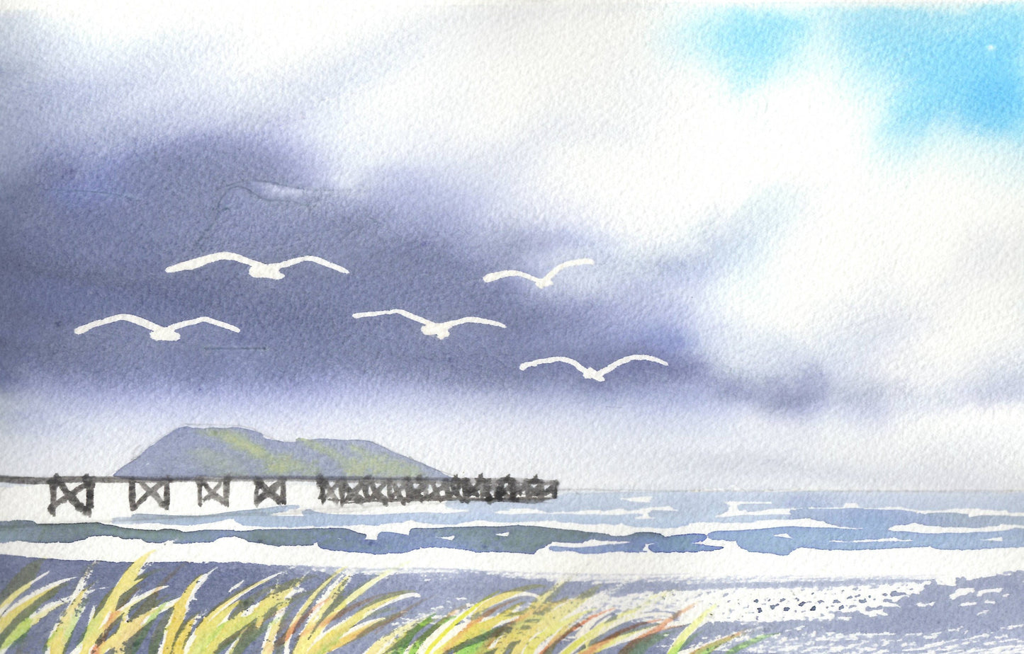 a07 Approaching Storm at Petone Wharf