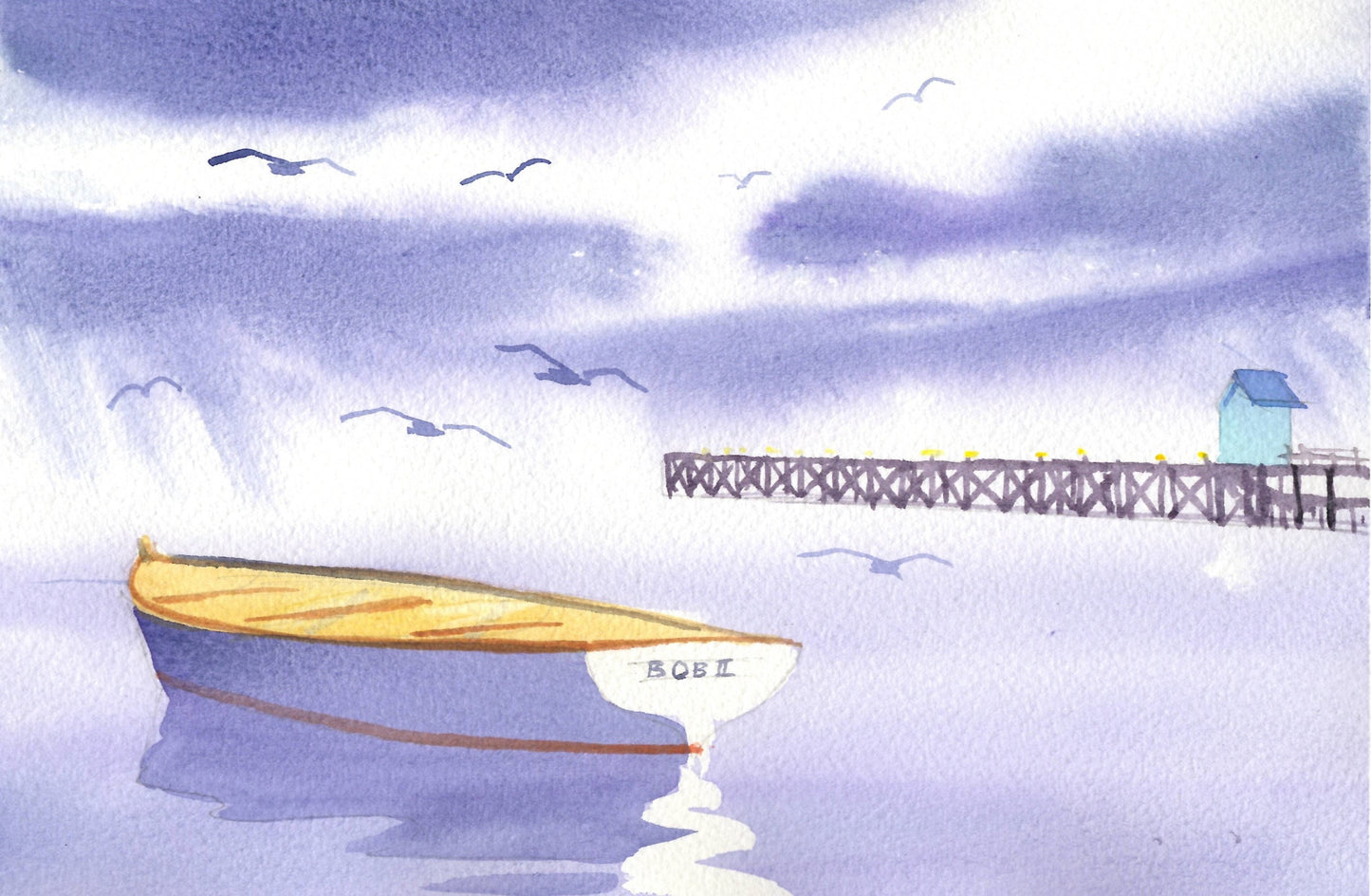 a08 Sea Cadets Clinker Boat at Petone Wharf