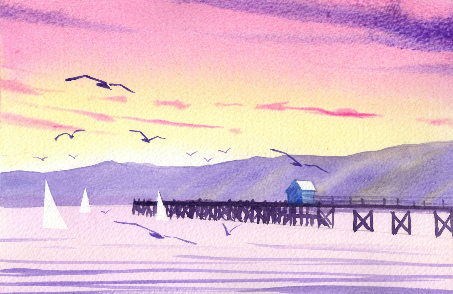 a09 Petone Wharf Sunset