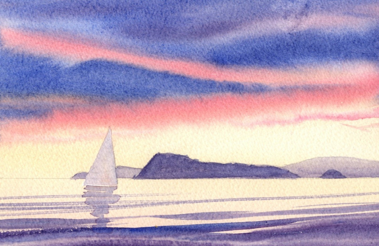 b01a Sunset Petone Beach