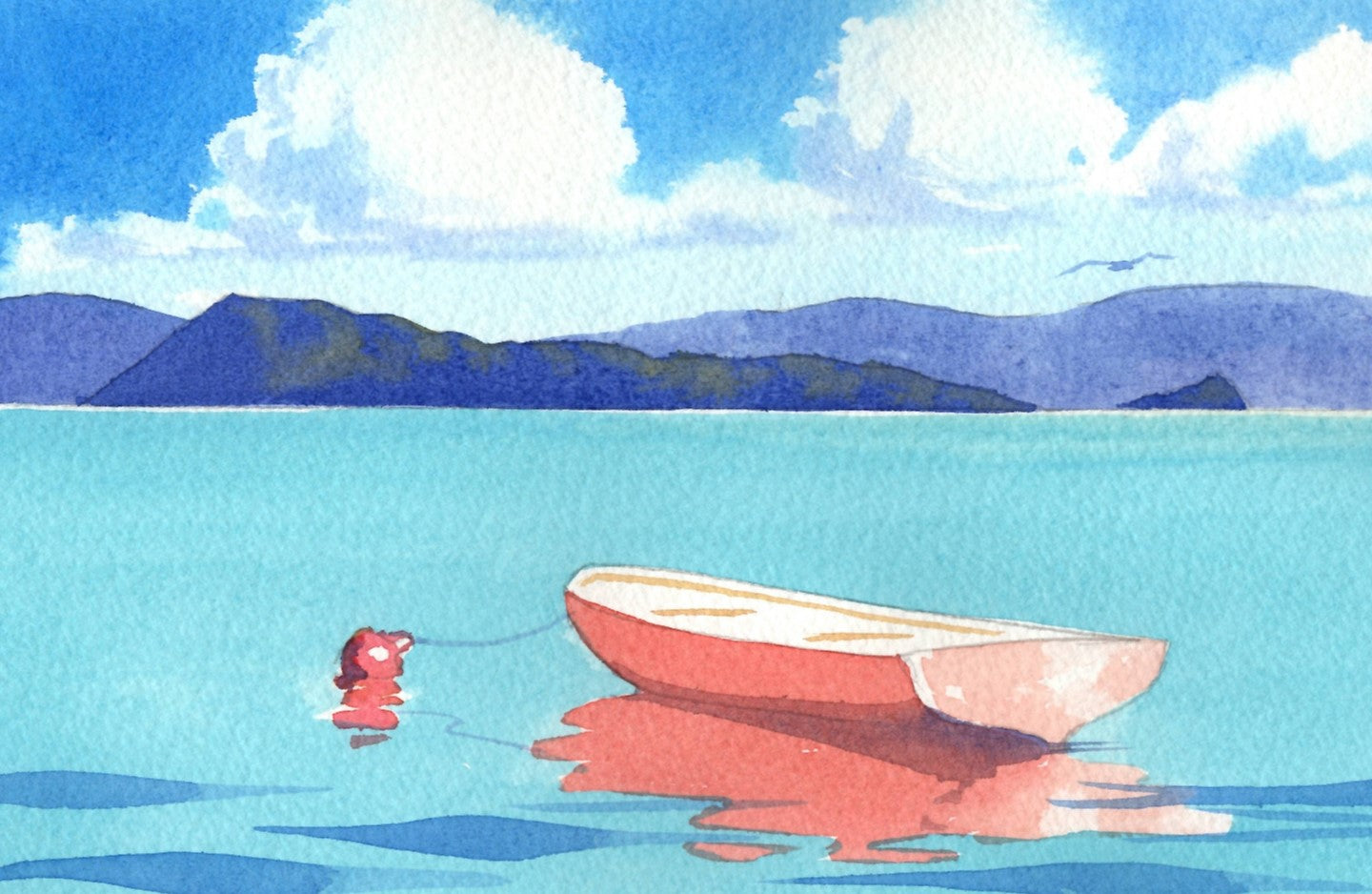 c12 Matiu Somes and Dingy at Lowry Bay 2