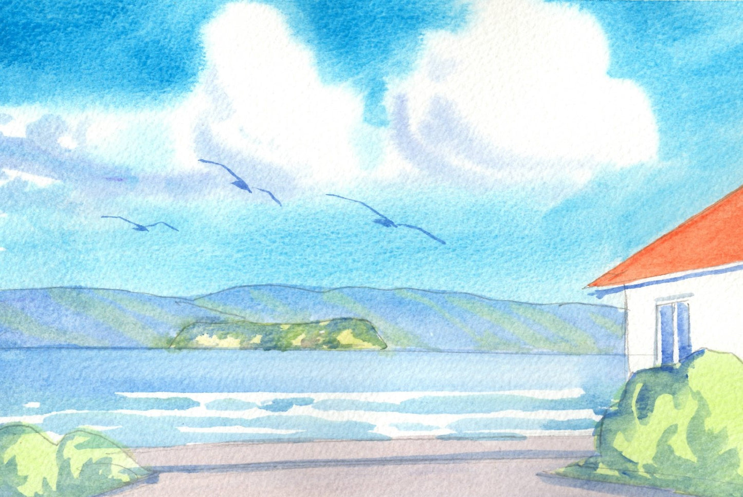 e04 Mākaro-Ward Island from Rimu Street, Eastbourne