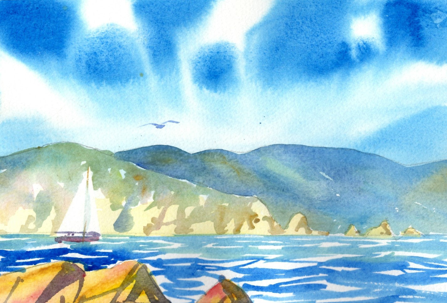 f01 Wellington Harbour Entrance from Breaker Bay