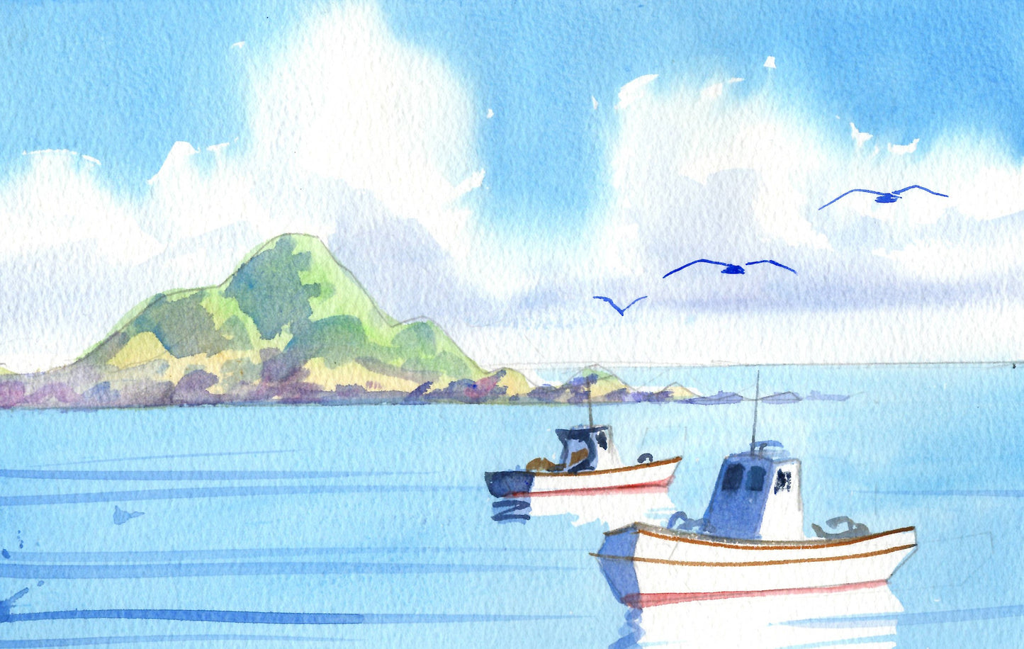 g05 Fishing Boats at Island Bay 1