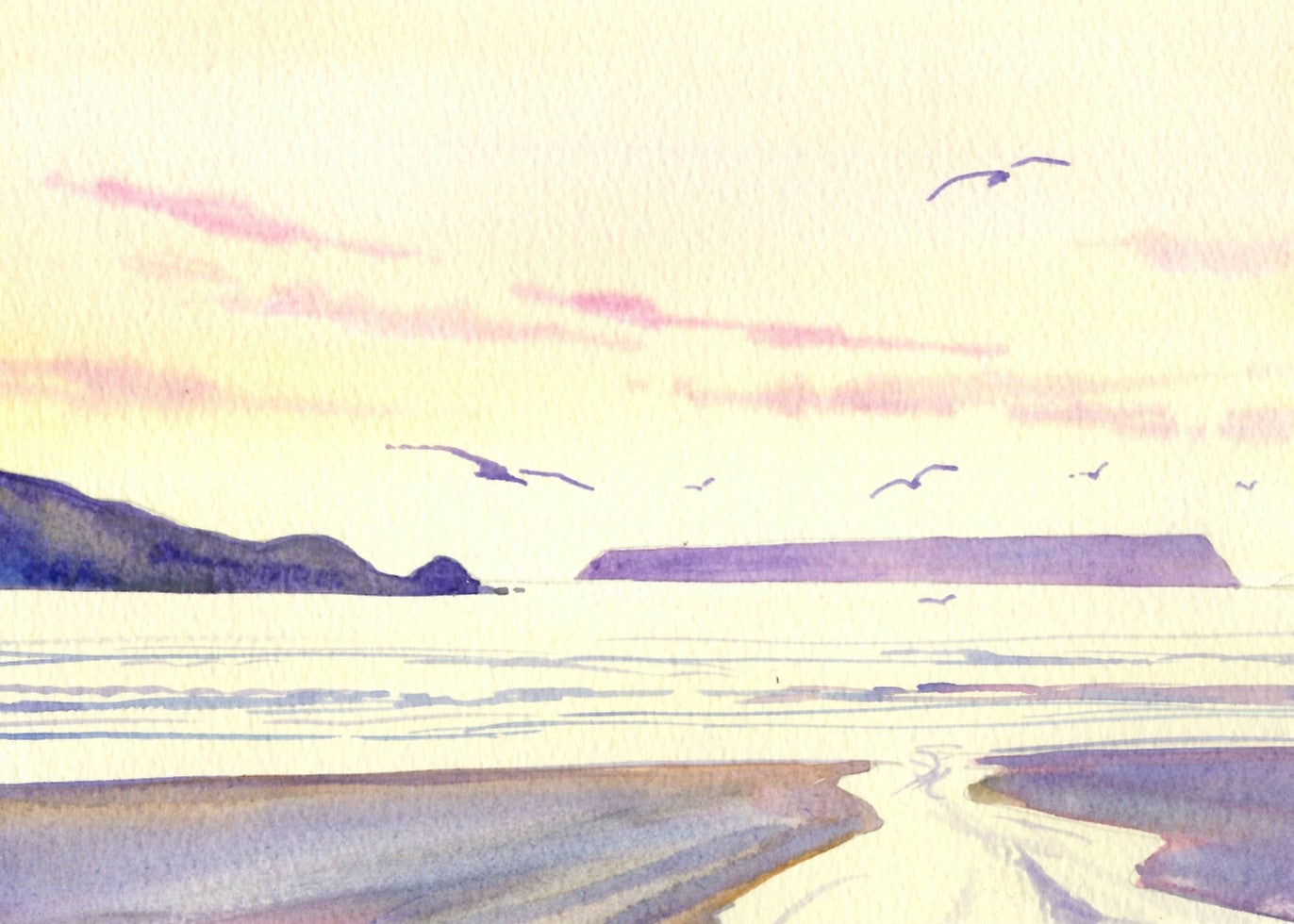 h10 Dusk at Plimmerton Beach