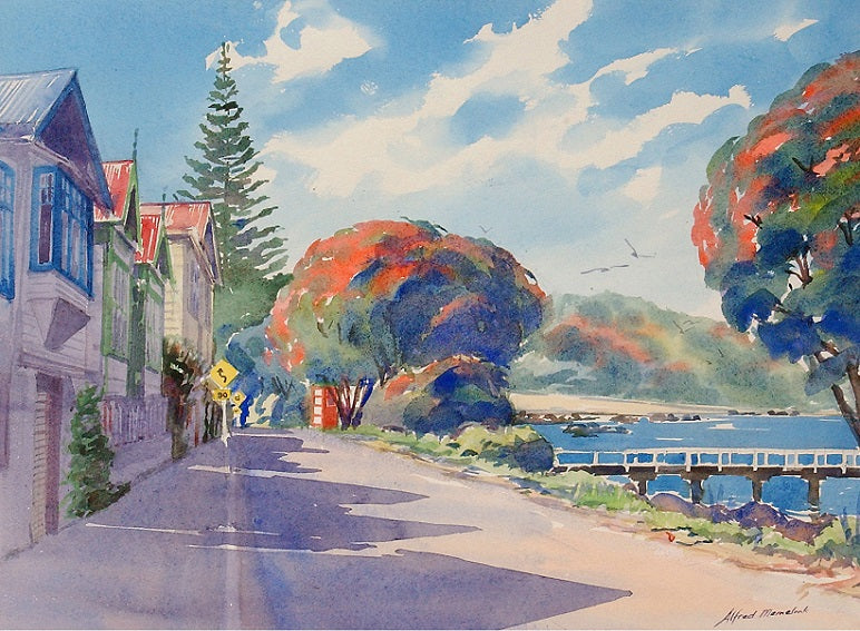 The Red Phone Box at Karaka Bay, 3