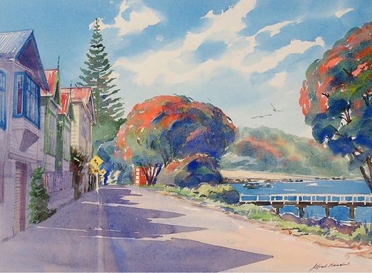 The Red Phone Box at Karaka Bay, 3