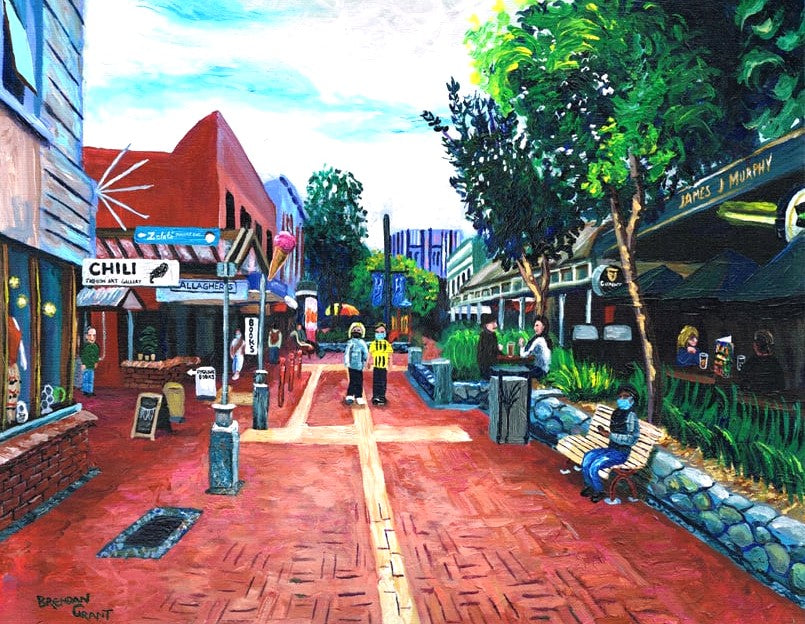 Brendan Grant -  Strolling Through Cuba Mall