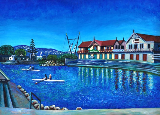 Brendan Grant -  Summer Boating at Whairepo Lagoon