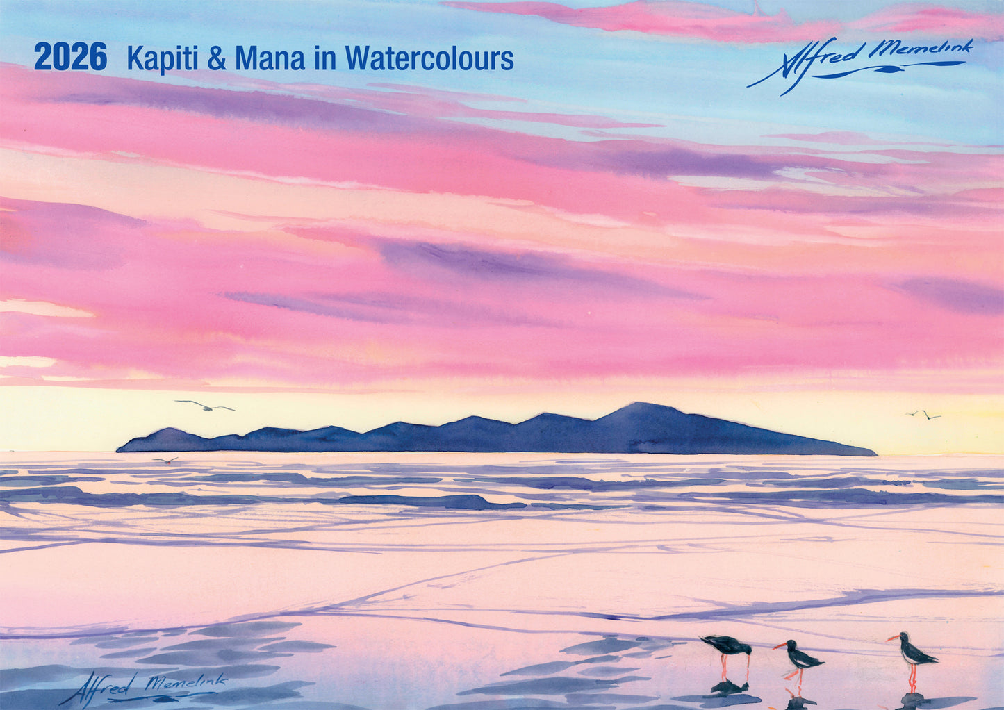 2026 CALENDAR - Kapiti and Mana in Watercolours